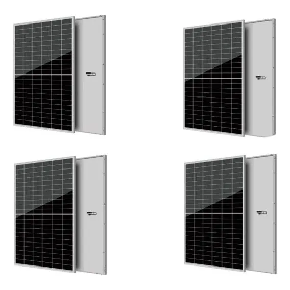 Kit 4un Placa Solar Fotovoltaica Monocristalina Znshine Foto 1