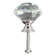 Kit 4/un Puxador Cristal 30mm De Gavetas Box M贸veis Standard Foto mini 4