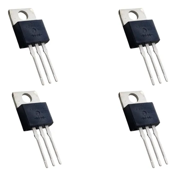 Kit 4x Diodo Retificador Schottky Alta Voltagem V20100c Foto 1