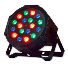 Kit 4x Led Par 18 Led Canhão De Luz Rgbw Dmx Digital Bivolt Foto mini  3