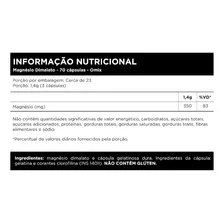 Kit 4x - Magnésio Dimalato - 70 Cápsulas - Omix Sabor Sem Sabor Foto mini  2