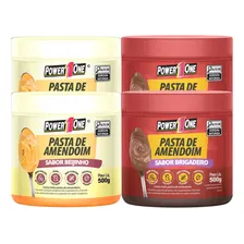 Kit 4x Pasta De Amendoim Brigadeiro E Beijinho Power1one Foto  mini 1