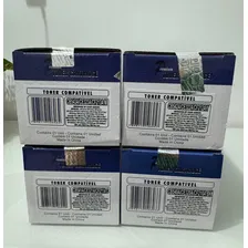 Kit 4x Toner Cp1215 1515 1518 Cb540 Cb541 Cb542 Cb543 Tinta Preto Foto mini  3