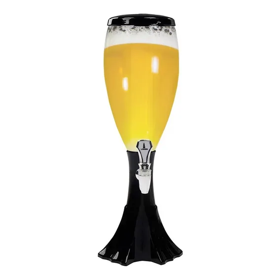Kit 4x Torre De Chopp Profissional Ou Residencial Chopeira Comercial Portatil A Gelo Cerveja Gelada Completa Cor Preta N/A Foto 1