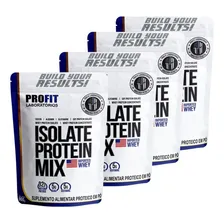 Kit 4x Whey Protein Isolate Mix - 900g Cada - Profit Sabor Baunilha Foto mini  3