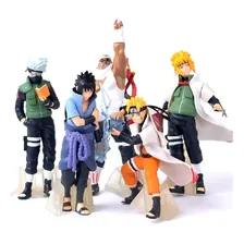 Kit 5 Action Figure Naruto Killer Kakashi Sasuke Minato Foto mini 1