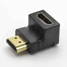 Kit 5 Adaptador Hdmi Curva 90 Graus Em L Macho X Fêmea Tv Foto mini 3
