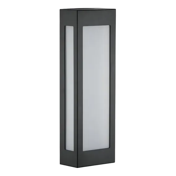 Kit 5 Arandela Externa 40cm E-27 Preto Retangular 3 Facho Cor Preto Foto 1