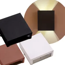 Kit 5 Arandela Slim 2 Focos E Facho Externa + Led 5w Ar1110 Foto mini  2