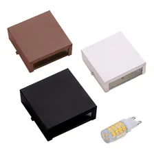 Kit 5 Arandela Slim 2 Focos E Facho Externa + Led 5w Ar1110 Foto  mini 1