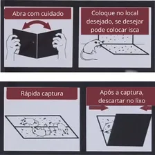 Kit 5 Armadilhas Pega Rato Adesiva Para Rato Barata Insetos Foto mini  3