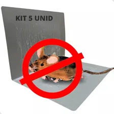 Kit 5 Armadilhas Pega Rato Adesiva Para Rato Barata Insetos Foto mini  2
