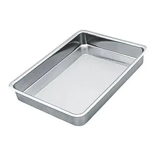 Kit 5 Assadeira De Bolo Forma Retangular Alta Alumínio Nº3 Cor Prateado Foto 1