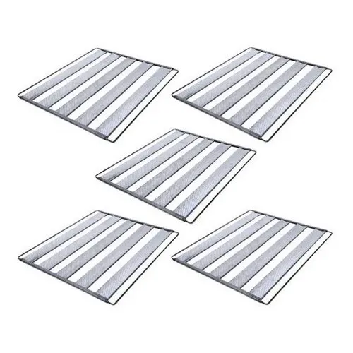 Kit 5 Assadeiras P/ PĆ£o De Sal Imeca 58x70 Cor Prateado Foto 1
