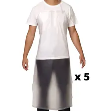 Kit 5 Avental ImpermeƔvel Vinil Transparente AƧougue Cozinha Foto mini 1