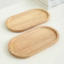 Kit 5 Bandeja Bambu Oval Travessa Gamela Porções Ecológica Foto mini  2