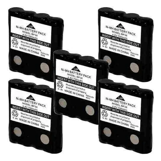 Kit 5 Baterias Para Radio Motorola Bp38 4,8v 700mah Aaa Foto 1