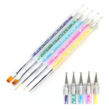 Kit 5 Boleador E Pincel Decoração De Unhas Foto mini 2