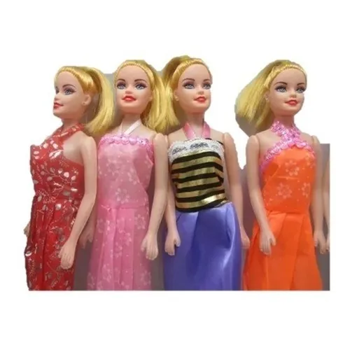 Kit 5 Bonecas Plástico Brinquedo Artesanato Foto 1