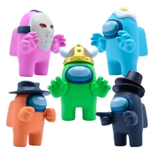 Kit 5 Bonecos Among Us Figures 13cm Dc Toys Foto mini 1