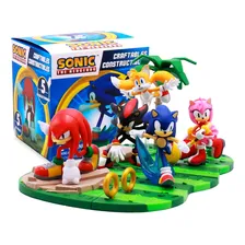 Kit 5 Bonecos Sonic Montaveis Coleção Completa Shadow Sonic Foto mini 2