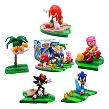 Kit 5 Bonecos Sonic Montaveis Coleção Completa Shadow Sonic Foto mini 1