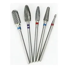 Kit 5 Brocas Tungstênio Lixa Profissional Unha Gel Manicure Foto mini 4