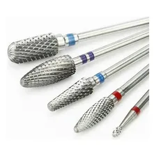 Kit 5 Brocas Tungstênio Lixa Profissional Unha Gel Manicure Foto mini 2