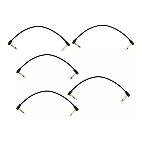 Kit 5 Cabos Pedal Santo Angelo Ninja 25cm P10 90 Plug L Foto 1