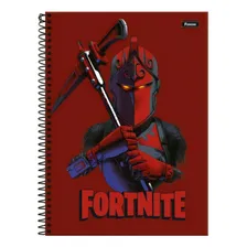 Kit 5 Cadernos Fortnite Espiral 96 Folhas Fortnite Foroni Foto mini  3