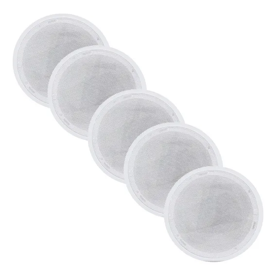Kit 5 Caixas Acustica Teto Som Ambiente Arandela 55w Embutir Cor Branco 110v/220v Foto 1