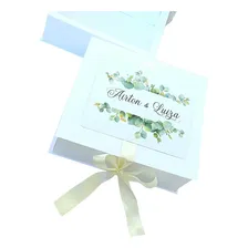 Kit 5 Caixas Convite Padrinhos Casamento - Pajem Premium Foto mini 1
