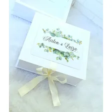 Kit 5 Caixas Convite Padrinhos Casamento - Pajem Premium Foto mini 2