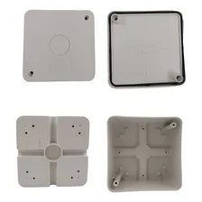 Kit 5 Caixas De Sobrepor Cftv Cor Branco Foto mini  2