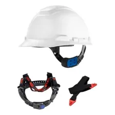 Kit 5 Capacete Segurança 3m H700 Epi Ajuste Fácil Branco Foto mini 2