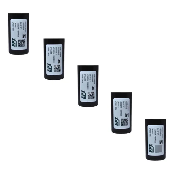 Kit 5 Capacitor Eletrolitico 108uf 220v Epx Foto 1