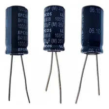 Kit 5 Capacitor Eletrolitico Epcos 1000uf 35v B41858c7108m Foto mini 4