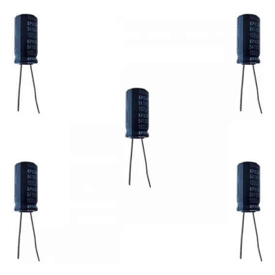 Kit 5 Capacitor Eletrolitico Epcos 1000uf 35v B41858c7108m Foto 1