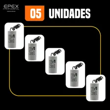 Kit 5 Capacitor Permanente 12uf 250v Epx (c/fio) Foto mini 2