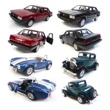 Kit 5 Carrinho Ferro Miniatura Carro Coleção VeĆculo 1/34 Cor Variado Foto mini 2