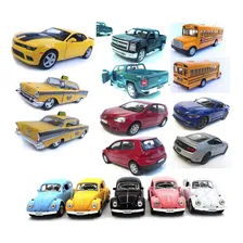 Kit 5 Carrinho Ferro Miniatura Carro Coleção VeĆculo 1/34 Cor Variado Foto mini 1