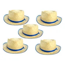 Kit 5 Chapéu De Palha Malandrinho Festa Junina Atacado Foto mini 4
