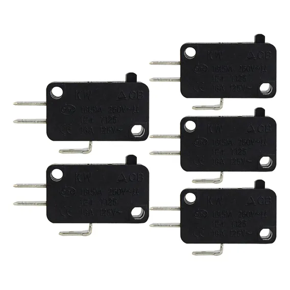 Kit 5 Chave Micro Switch Microondas 16a 250vac 3 Terminais Foto 1