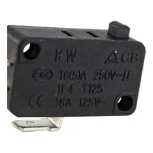 Kit 5 Chave Micro Switch Microondas 16a 250vac 3 Terminais Foto mini  2