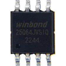 Kit 5 Ci Bios 25q64jvsiq 64mb 3.3v Sop8 Smd W25q64jvssiq Foto mini 1