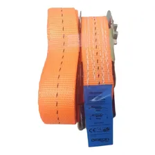 Kit 5 Cinta Com Catraca 800kg 25mm 4,6m - Moto Jet Ski Barco Cor Laranja Foto mini 4