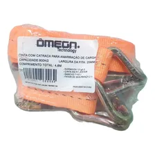 Kit 5 Cinta Com Catraca 800kg 25mm 4,6m - Moto Jet Ski Barco Cor Laranja Foto mini 2