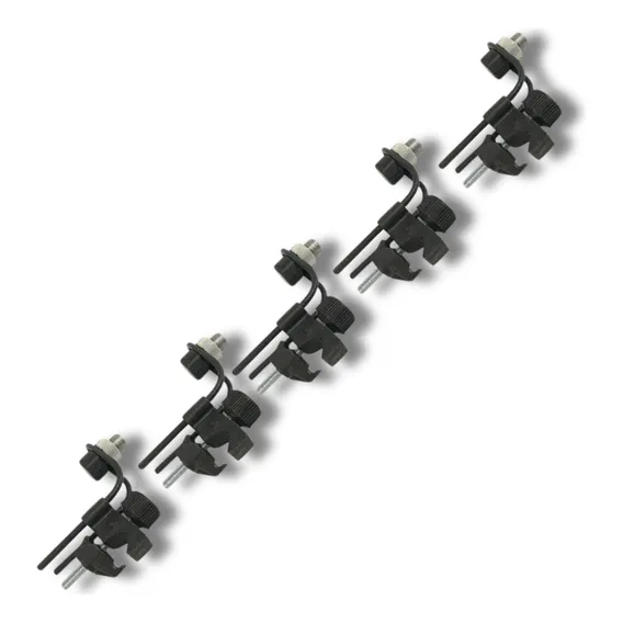 Kit 5 Clamp Microfone Bateria Zabumba Percussão Resistente Foto 1