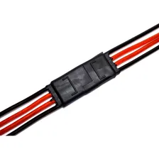 Kit 5 Conector 4 Vias Com Fio 4,0 Mm Plug Macho E Femea Foto mini  2