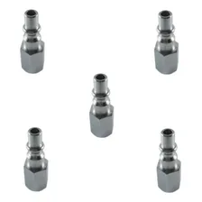 Kit 5 Conector Pino P/ Engate Rápido De Ar Rosca 1/4 Fêmea Foto mini 1